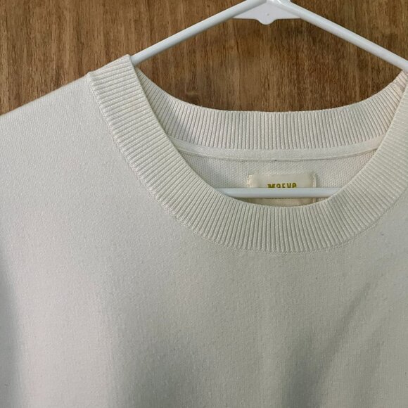 Anthropologie | Maeve Noah Sleeveless Muscle Sweater Tank | Cream, Large - Picture 4 of 9